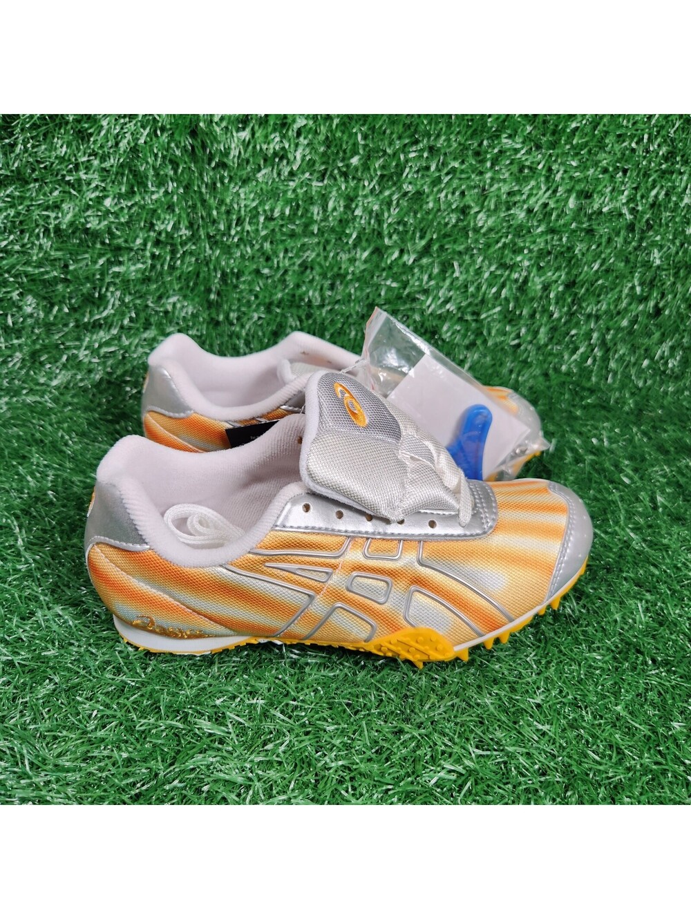 New ASICS Hyper Rocketgirl 6 Track Spikes Women's Size 6 Orange Silver Cleats